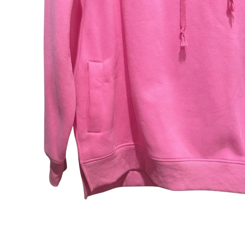 Saltywave Hoodie Pink Womens Size Medium Pullover Drawstring Kangaroo Pocket - Picture 2 of 7